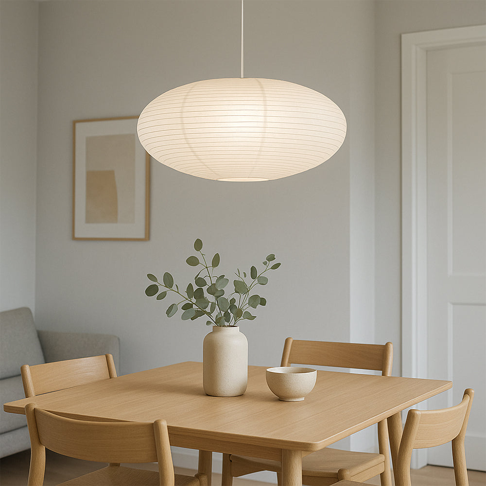 Pendant Light – Wabi-Sabi Japanese Paper Hanging Lamp