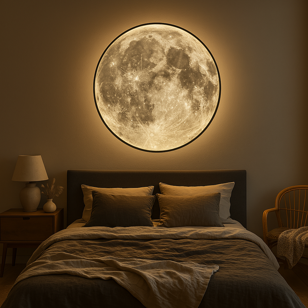 Wall Light - Moon LED Lunar Lamp for Indoor and Outdoor